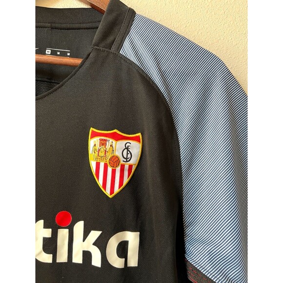 Nike FC Sevilla 2018-2019 Home Soccer Jersey Size Men's US Medium Shirt - Picture 6 of 9